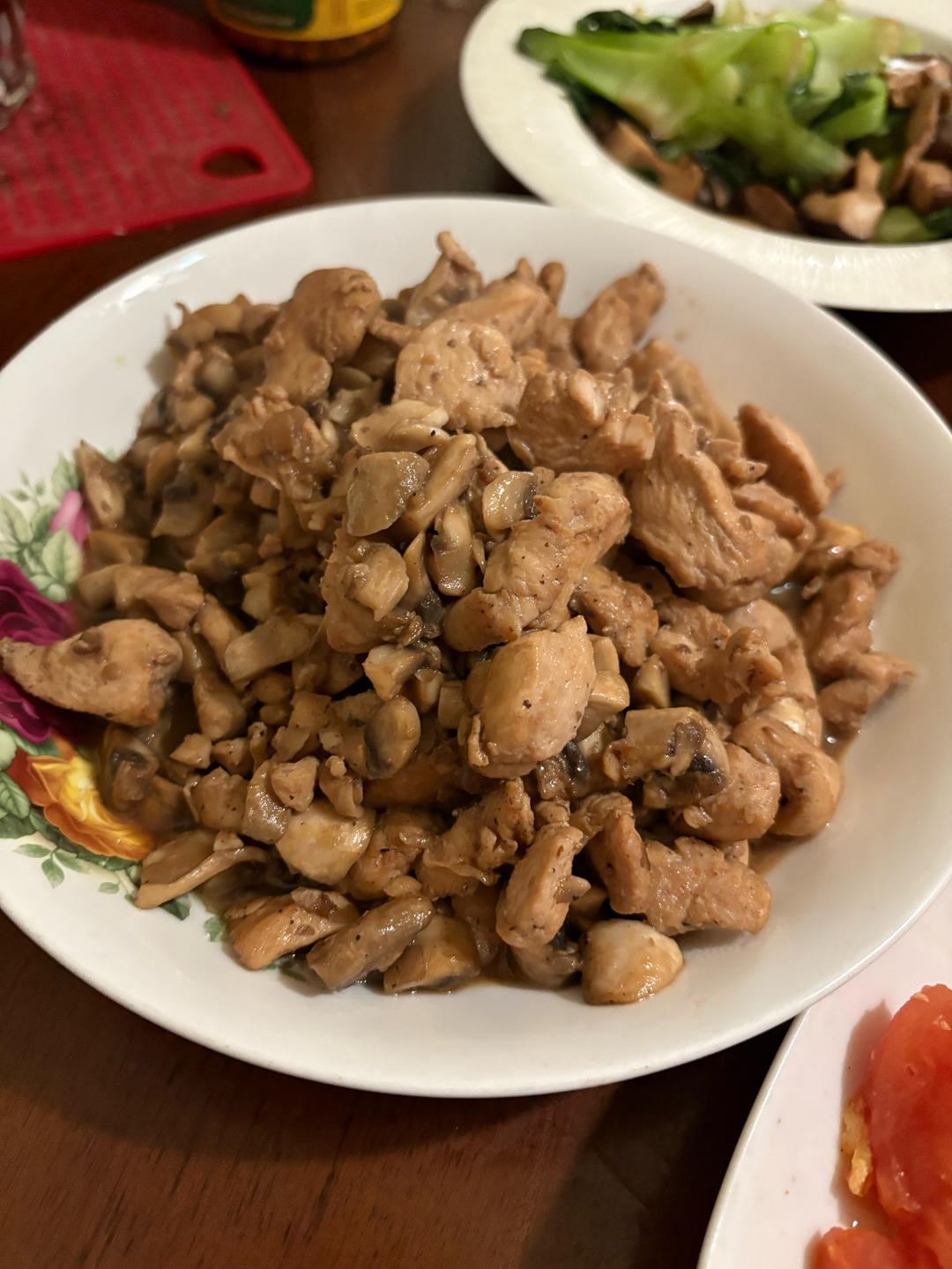 口蘑鸡胸肉