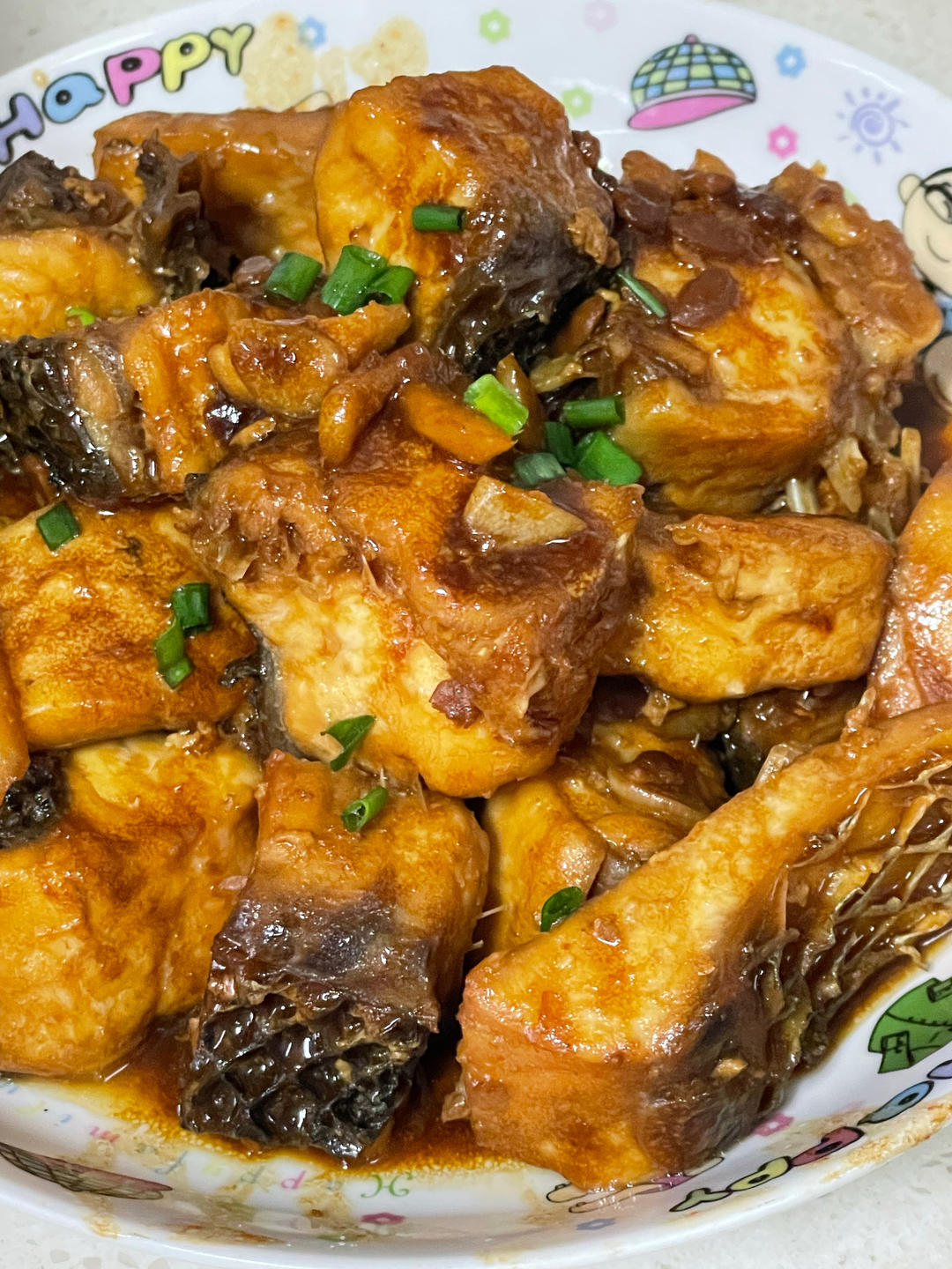 不会烂的红烧鱼块