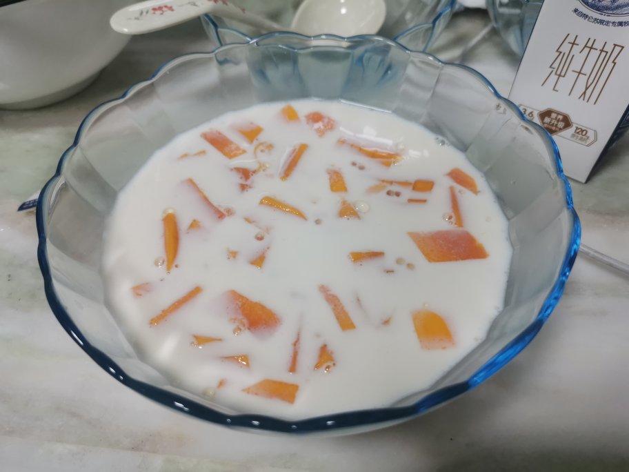 木瓜牛奶西米露