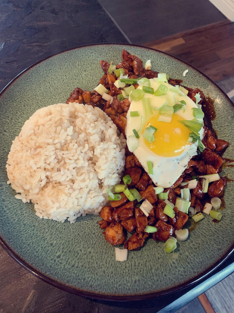 日式碎鸡饭