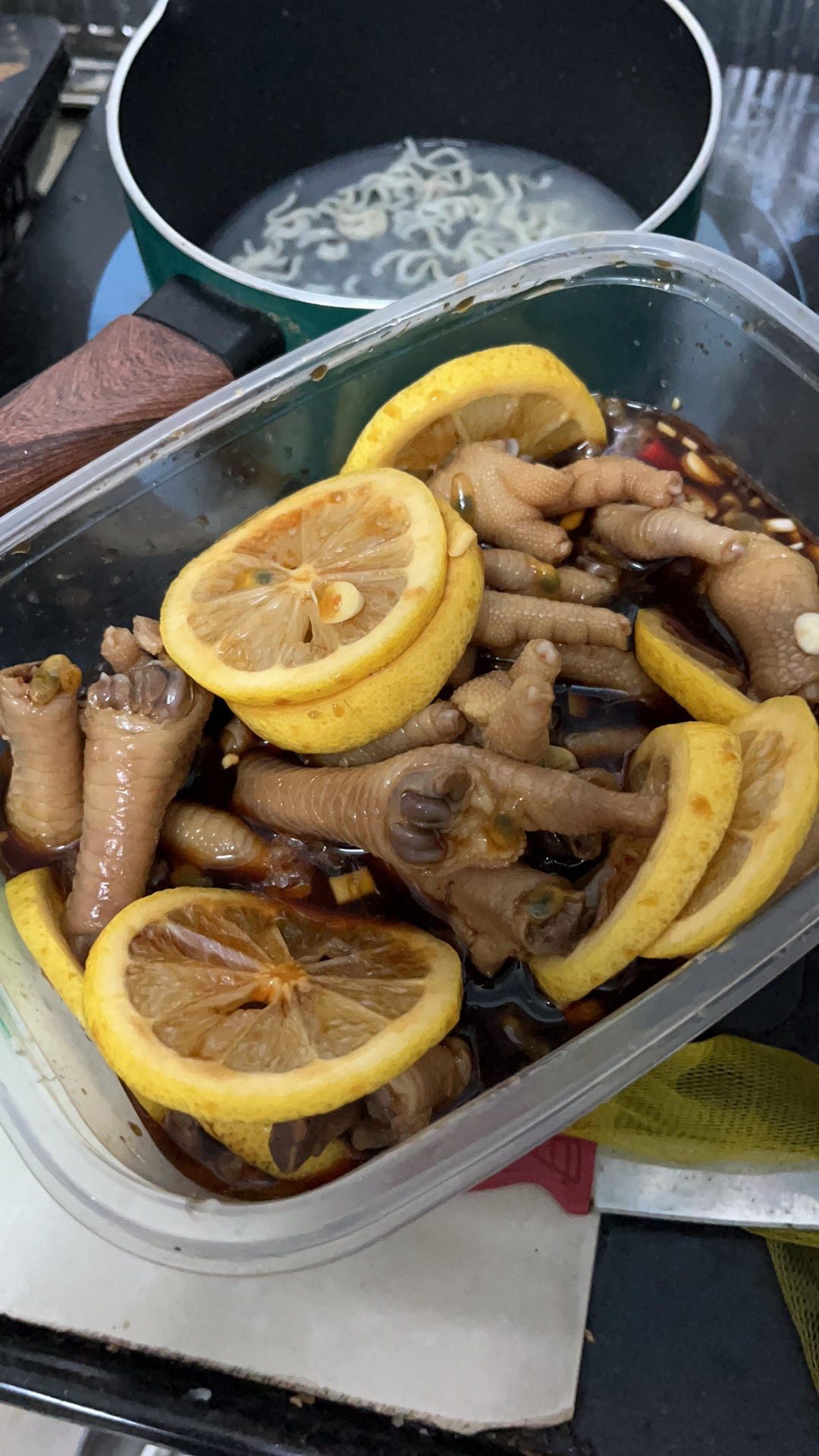 🍋柠檬百香果🌶️酸辣网红鸡爪