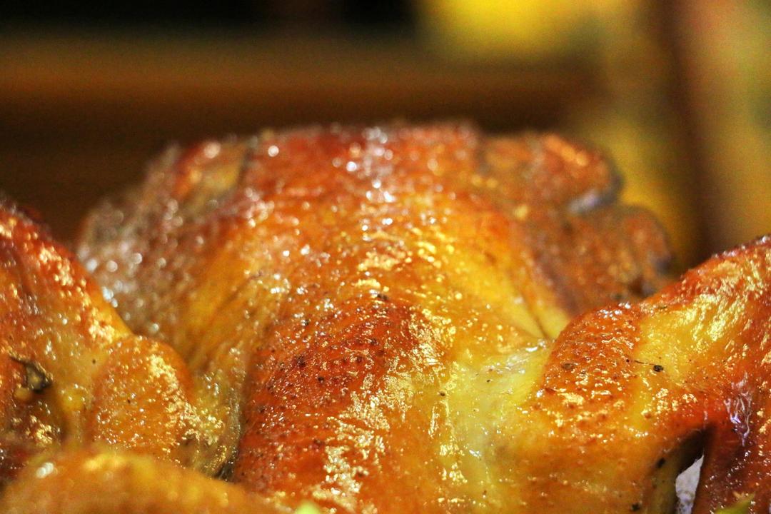 苹果🍎时蔬蜜汁烤鸡！烤全鸡（含烤完体验，一定要试试！！）