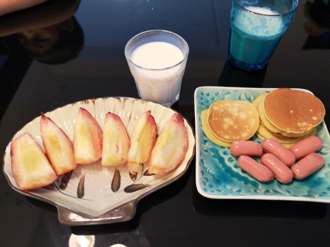 无油无糖香蕉松饼