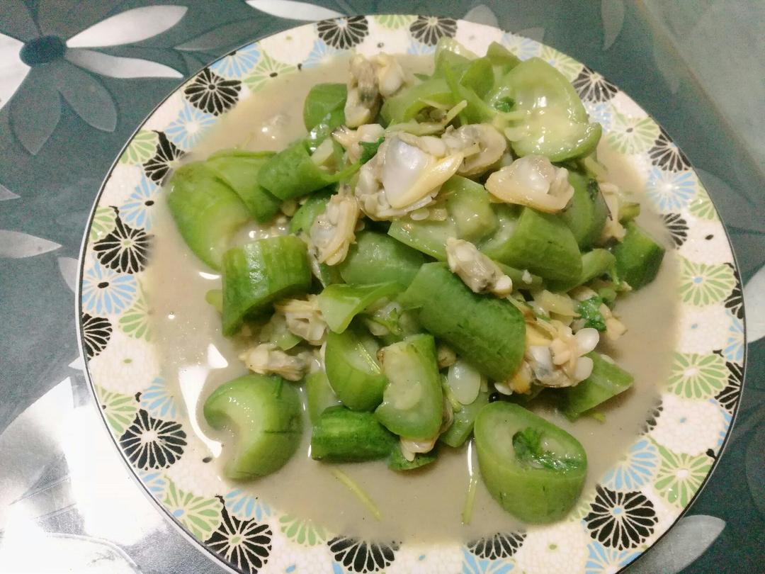 丝瓜炒蛤蜊