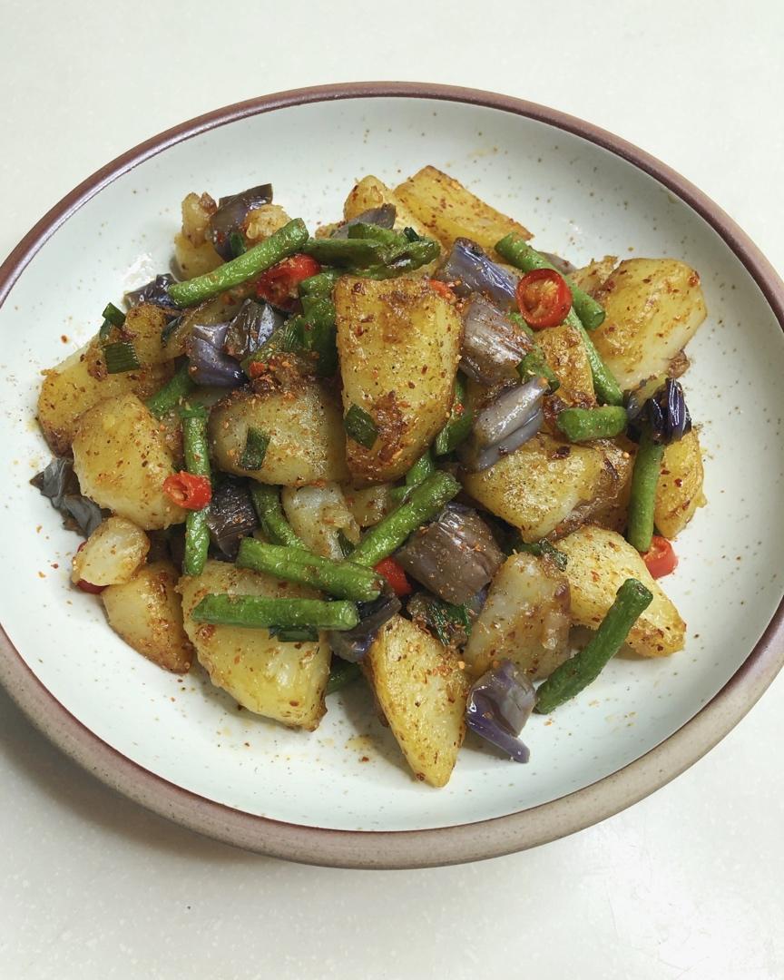 下饭的湘味地三鲜