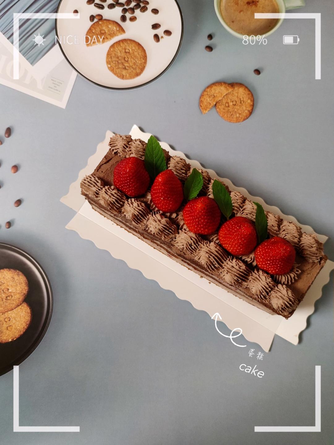 巧克力草莓城堡蛋糕『零失败超好吃高颜值』