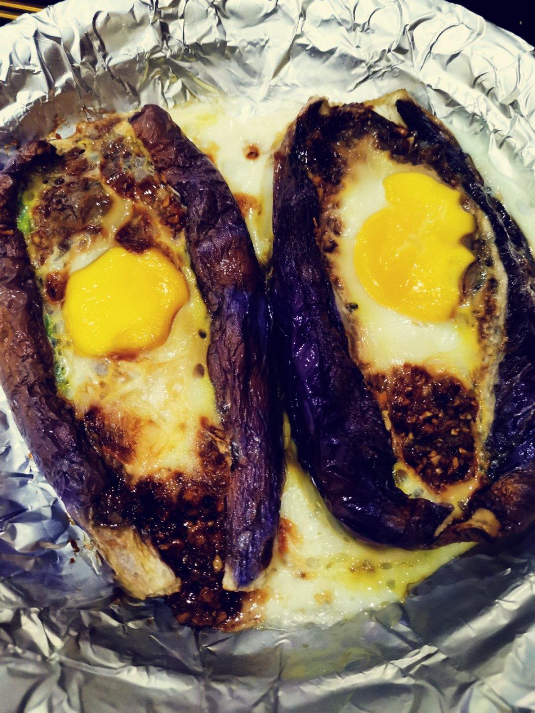 蒜蓉茄子抱蛋（烤箱版）