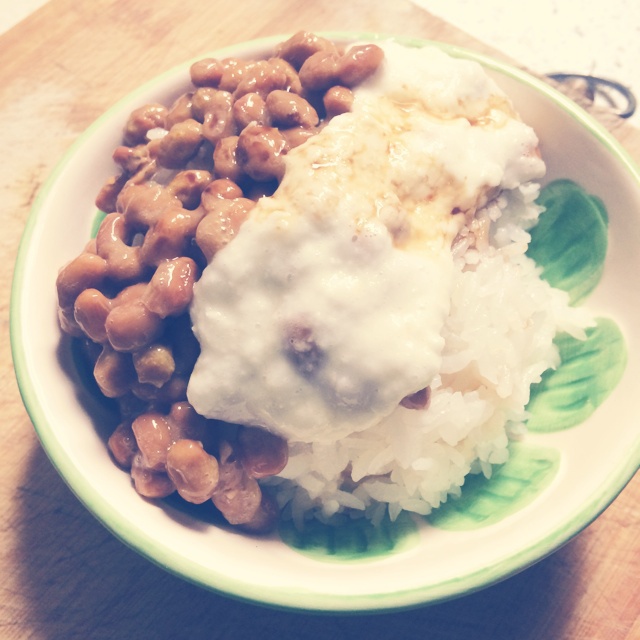 纳豆拌饭