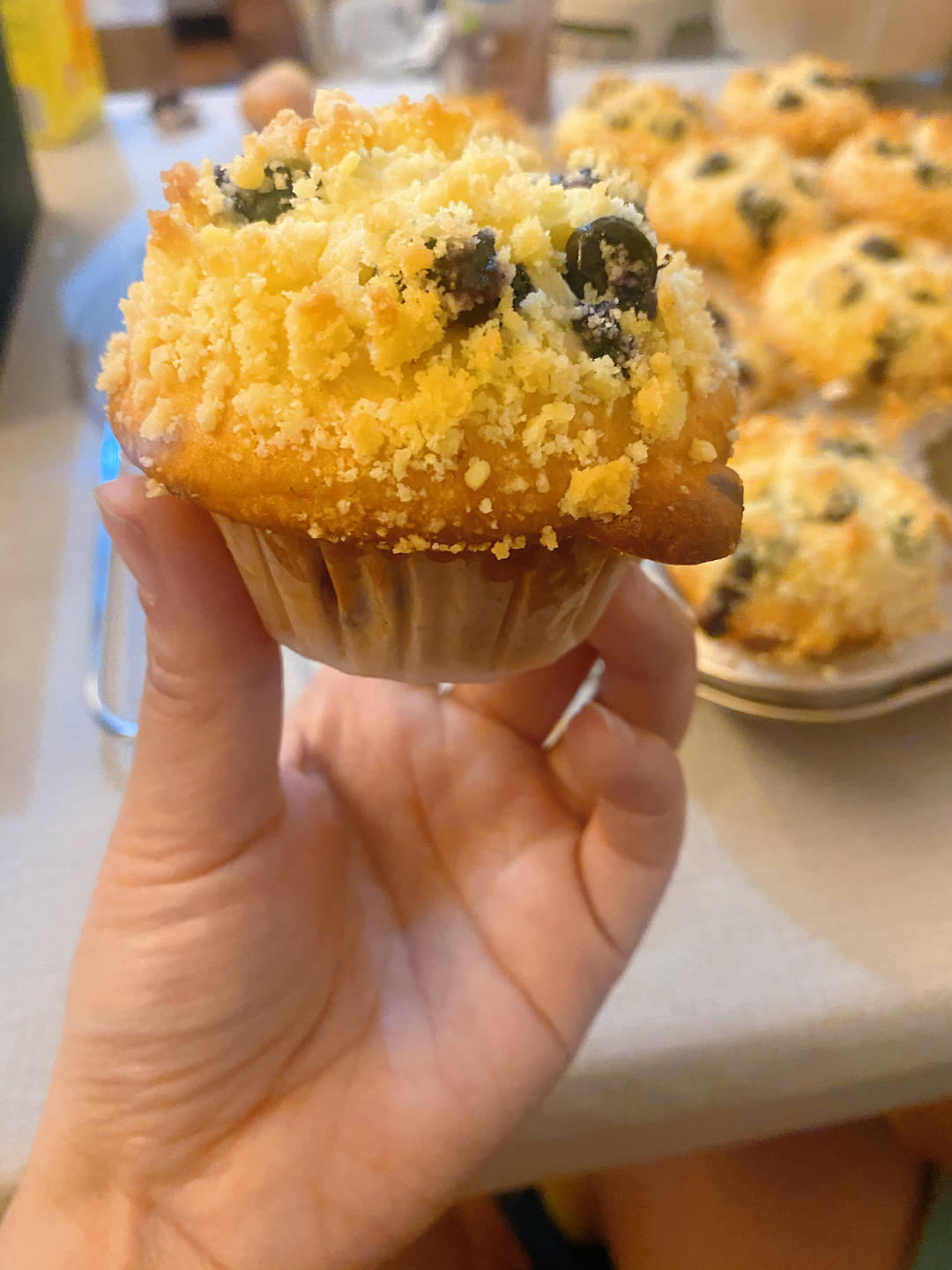 会爆浆的蓝莓玛芬蛋糕