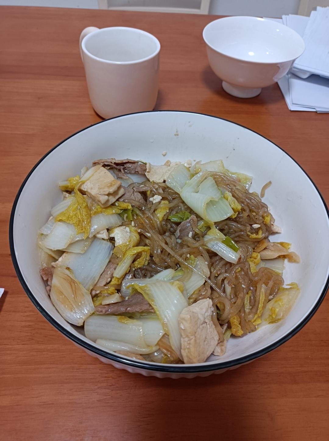 猪肉白菜炖粉条