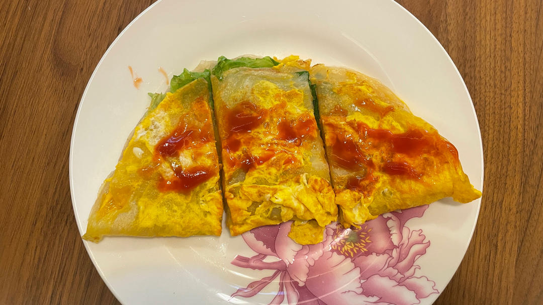 三分钟就可以做好孩子的早餐（手抓饼）