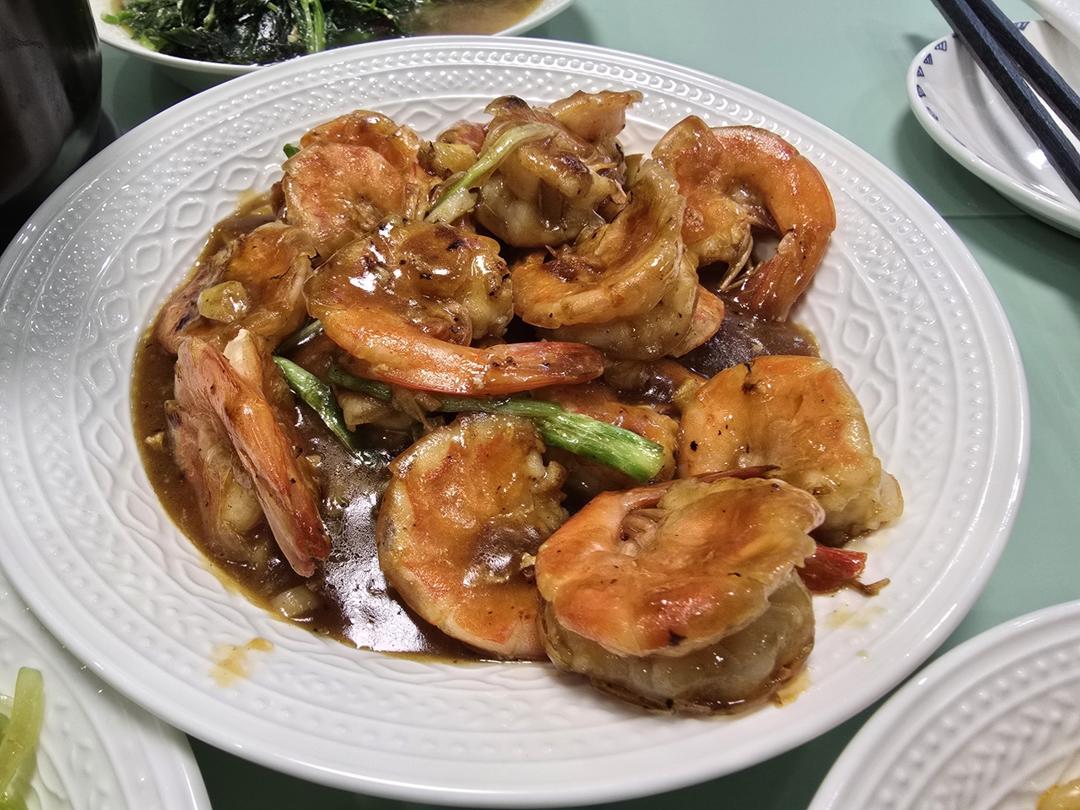 芥末大虾🦐好吃到舔手指