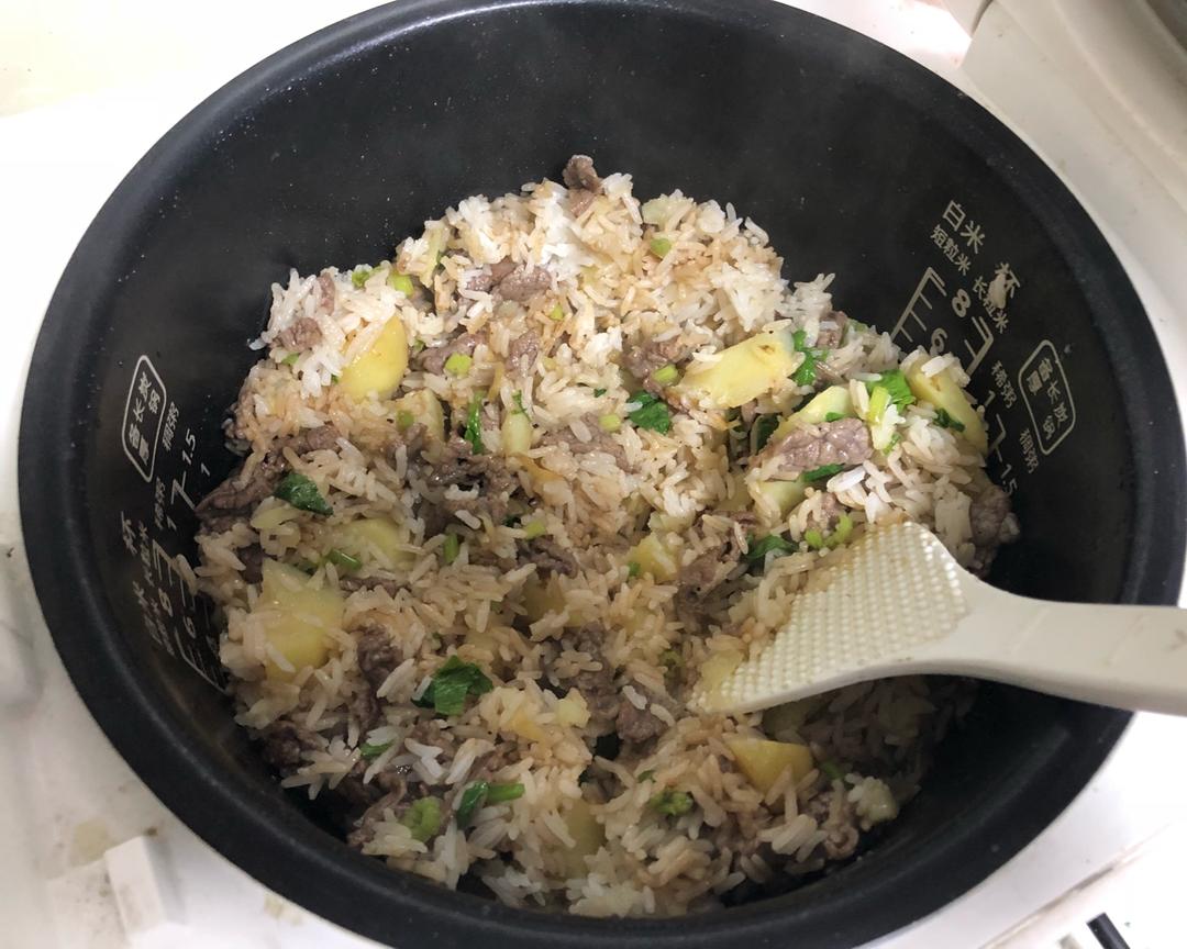 李大侠啊啊做的电饭煲版牛肉饭