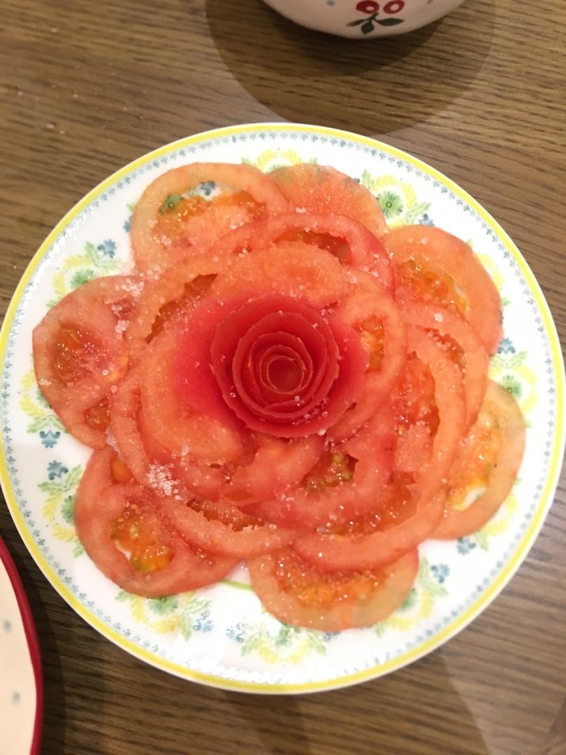 花开富贵-糖拌西红柿