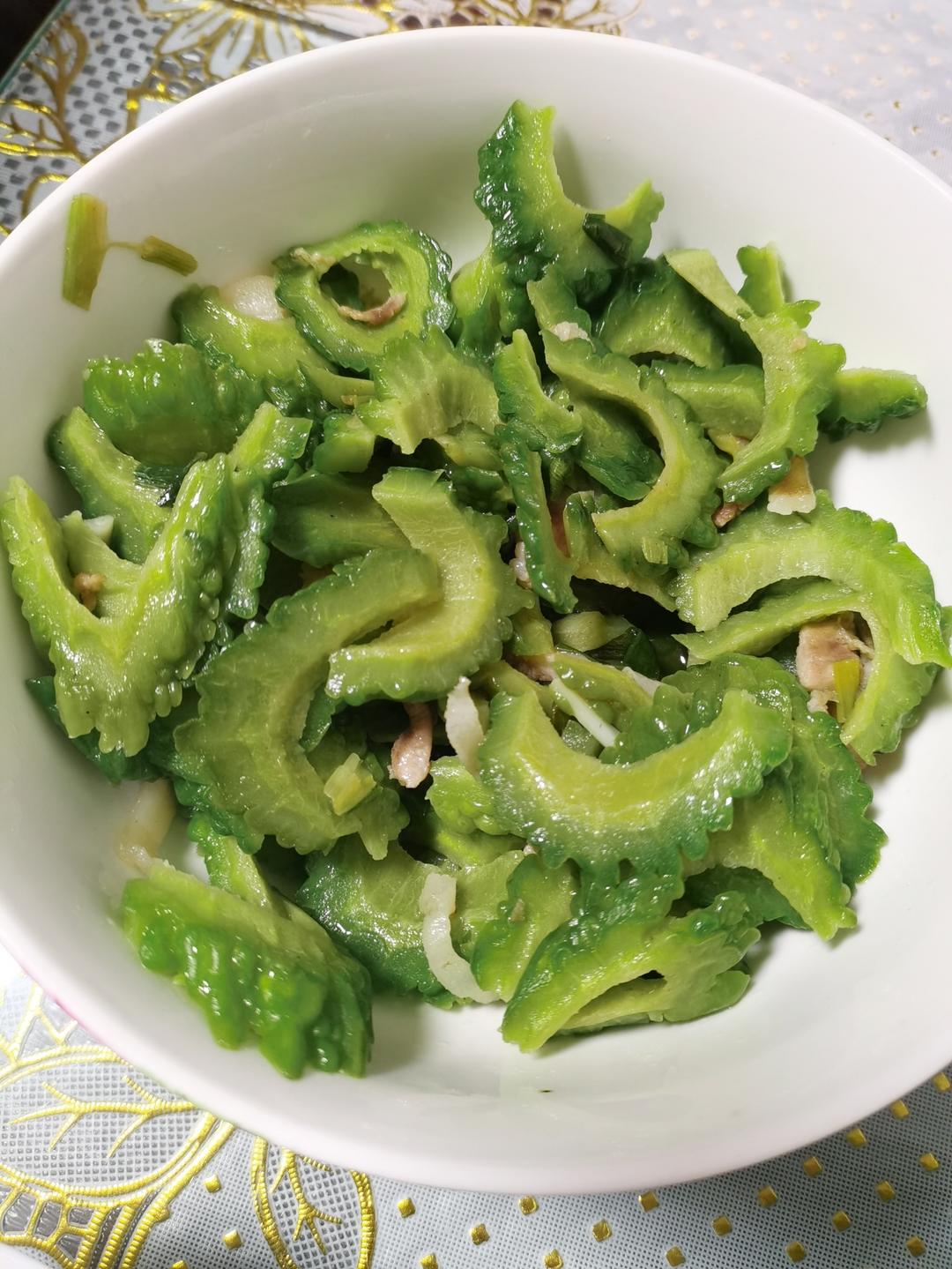 苦瓜炒肉丝