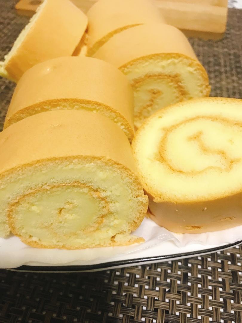 基础原味蛋糕卷