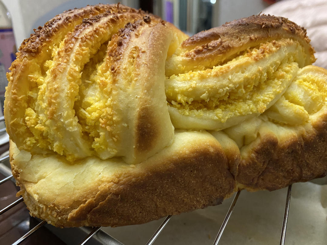 椰蓉手撕鲜奶吐司（含椰蓉馅秘方）