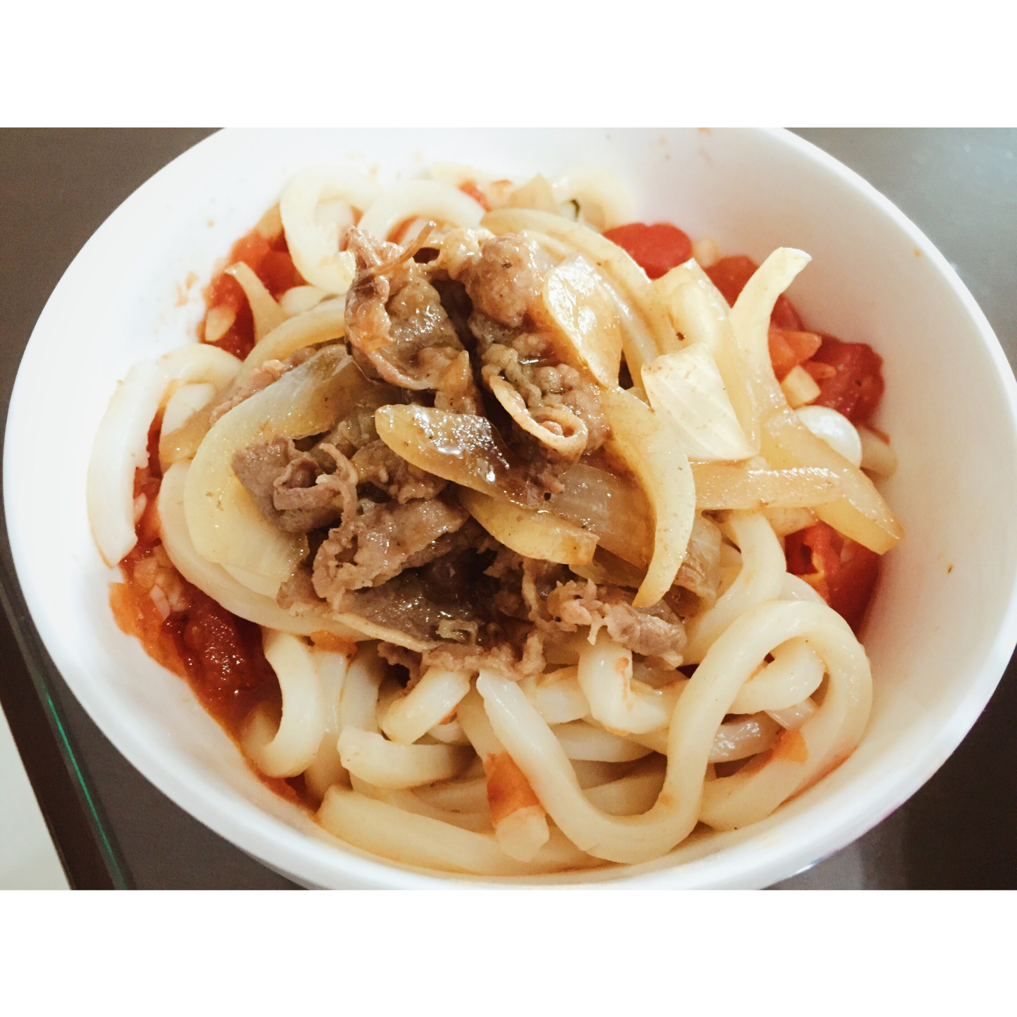 番茄肥牛热拌乌冬「厨娘物语」