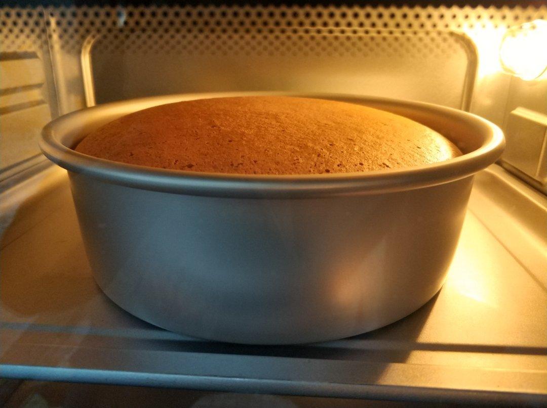 八寸戚风蛋糕（生日蛋糕坯）附六寸配单