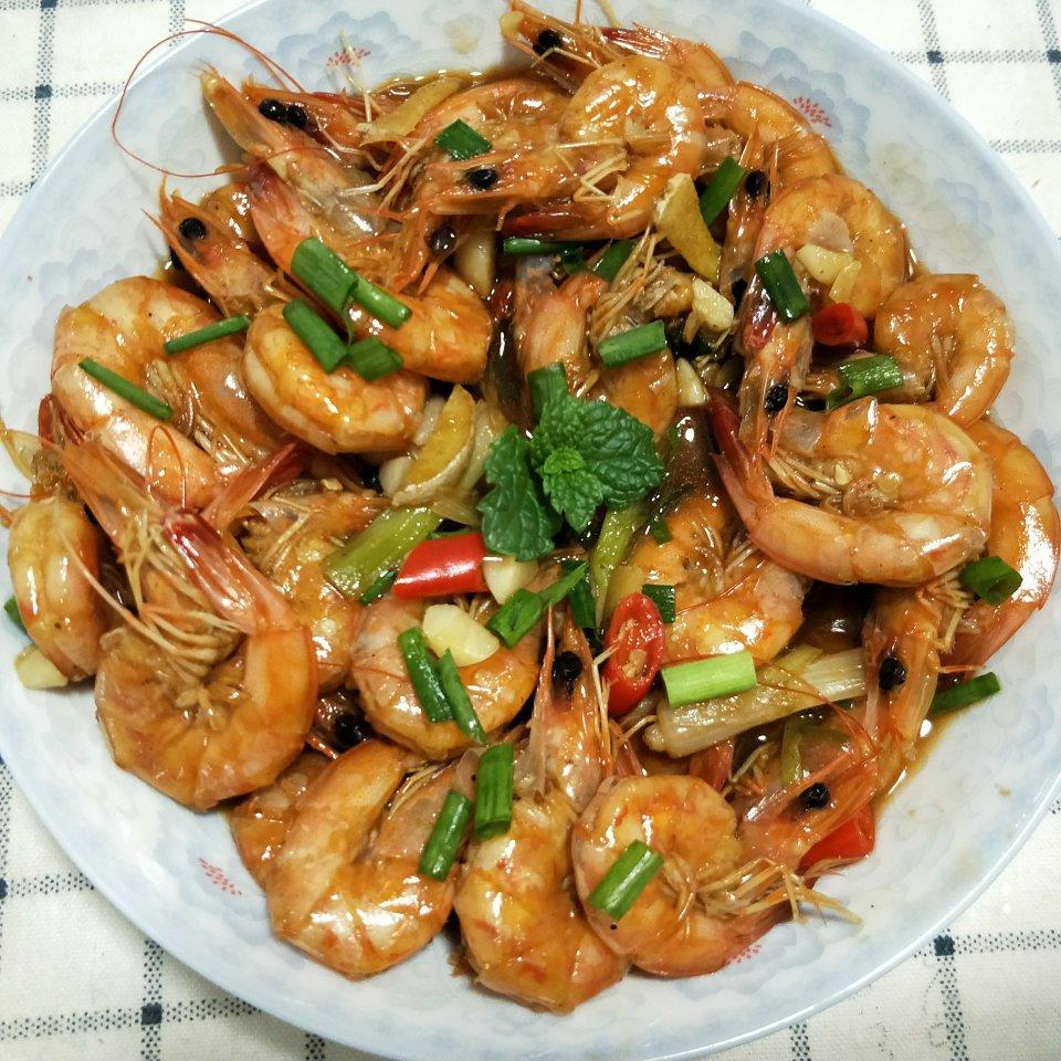 十分钟做好吃的红烧大虾