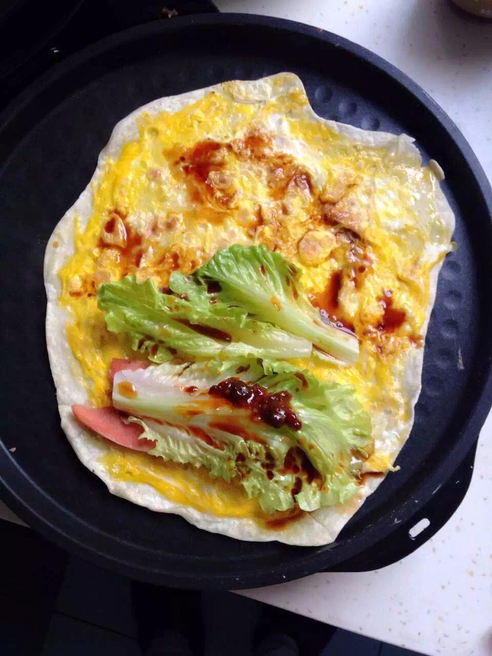 鸡蛋卷饼的做法