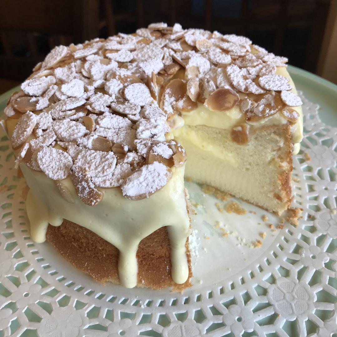 美善品 杏仁海盐奶盖蛋糕的做法