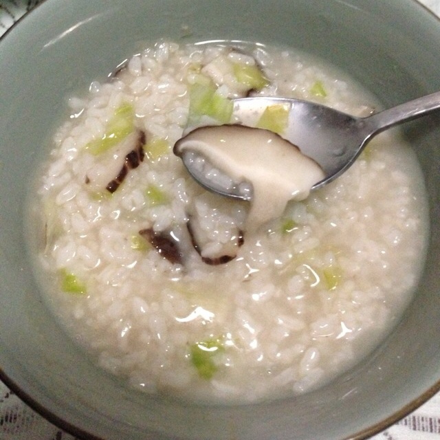 香菇青菜粥