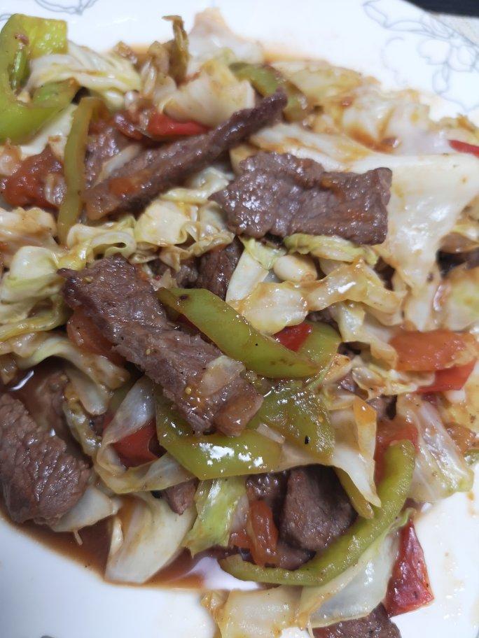 曼食慢语丨杂蔬炒牛排