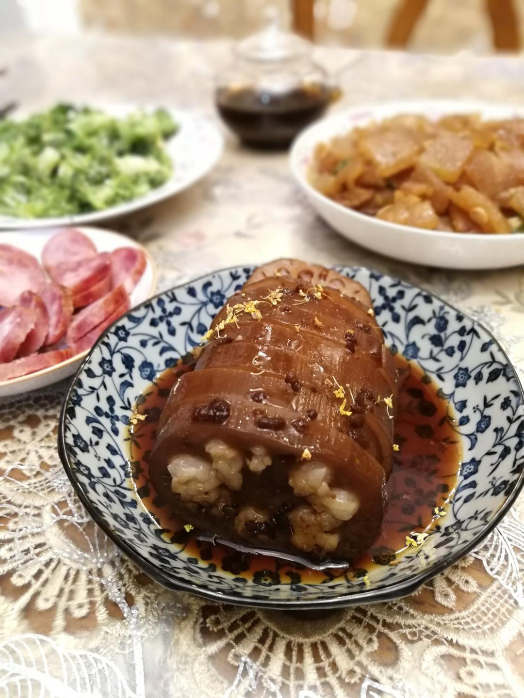 堂妈教你做桂花糯米藕