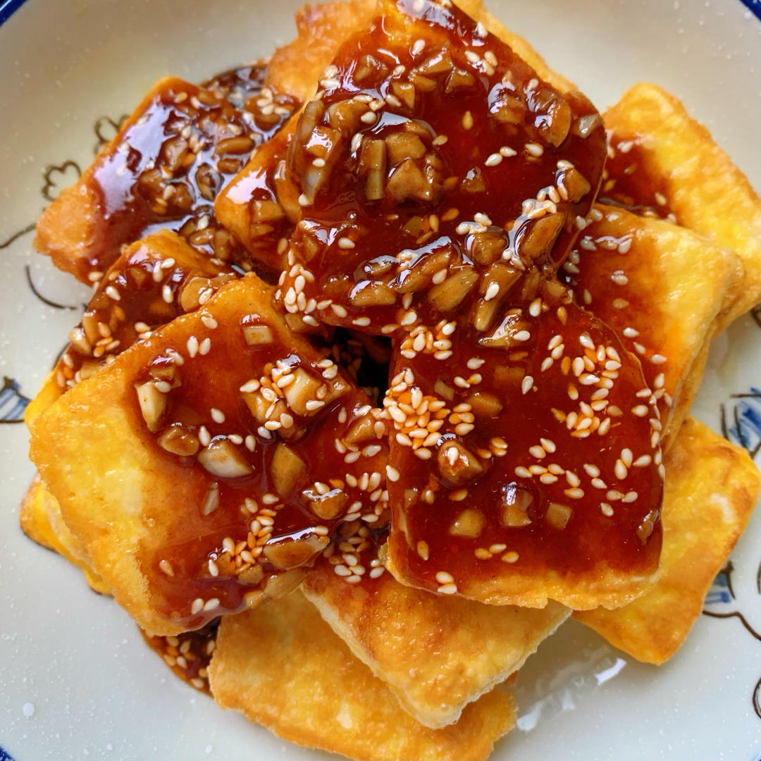 分分钟光盘，完爆路边摊的香煎孜然豆腐