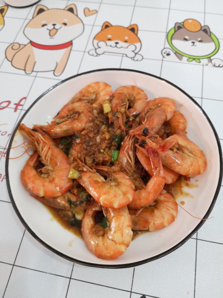蒜蓉炒大虾