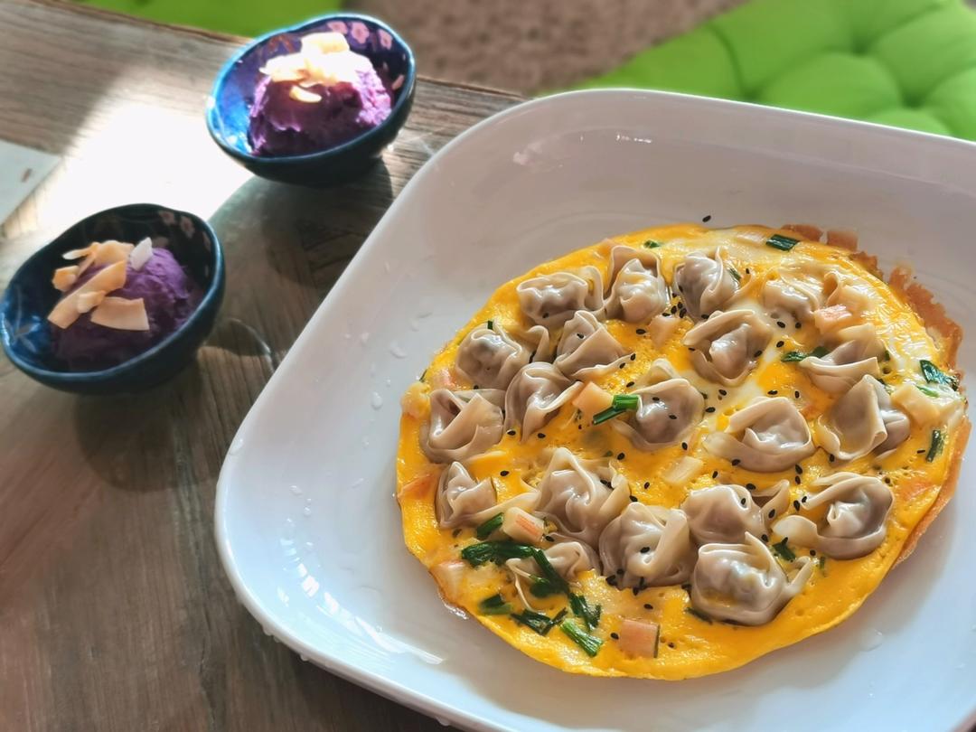 抱蛋煎馄饨