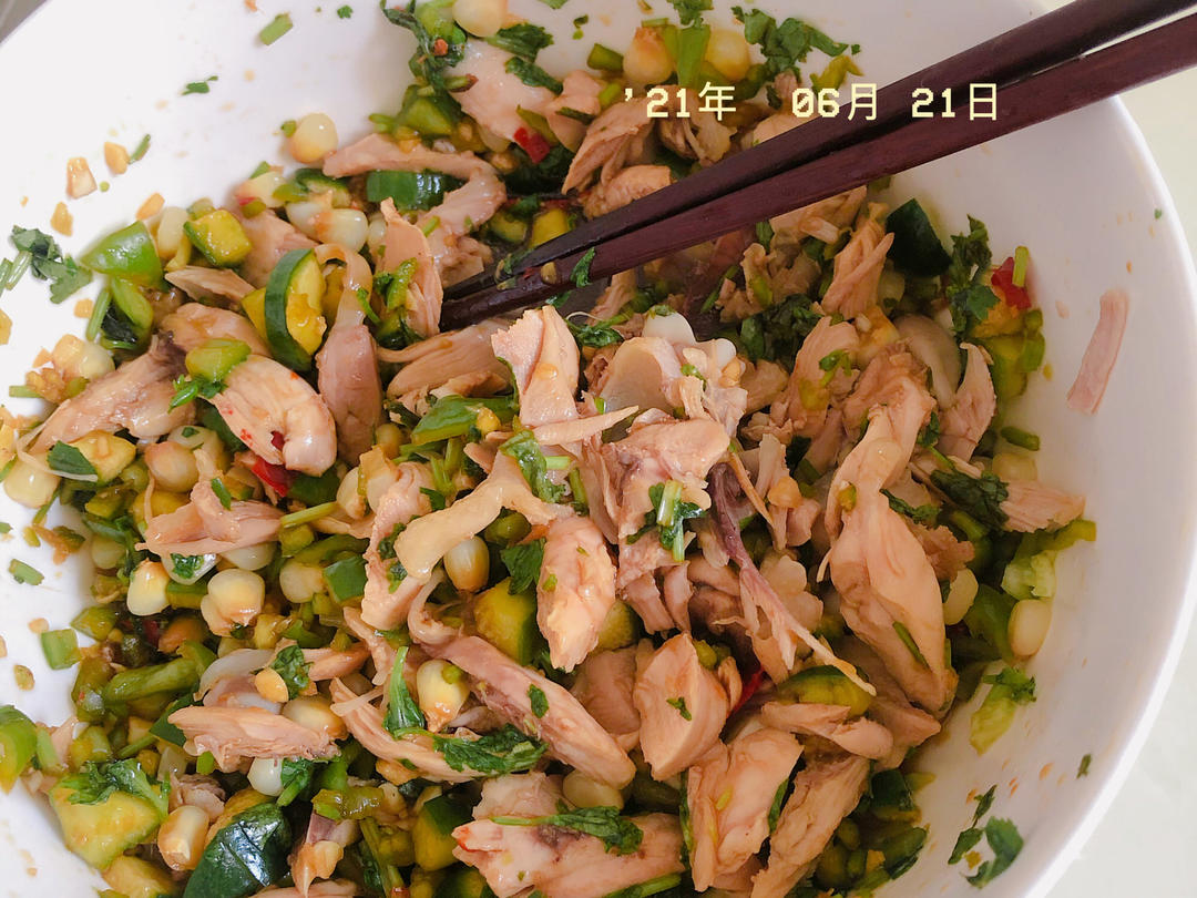 手撕鸡腿