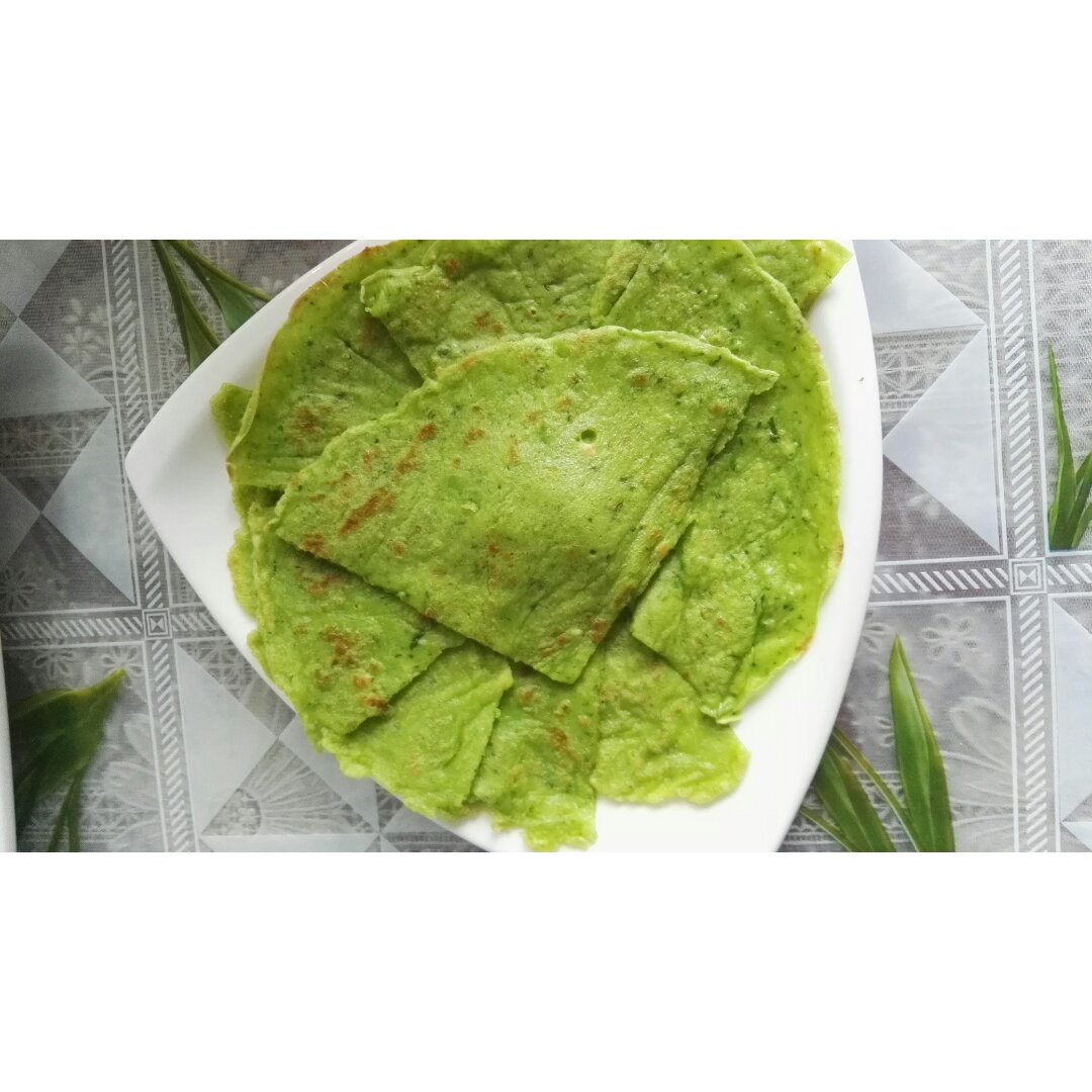 菠菜蛋饼