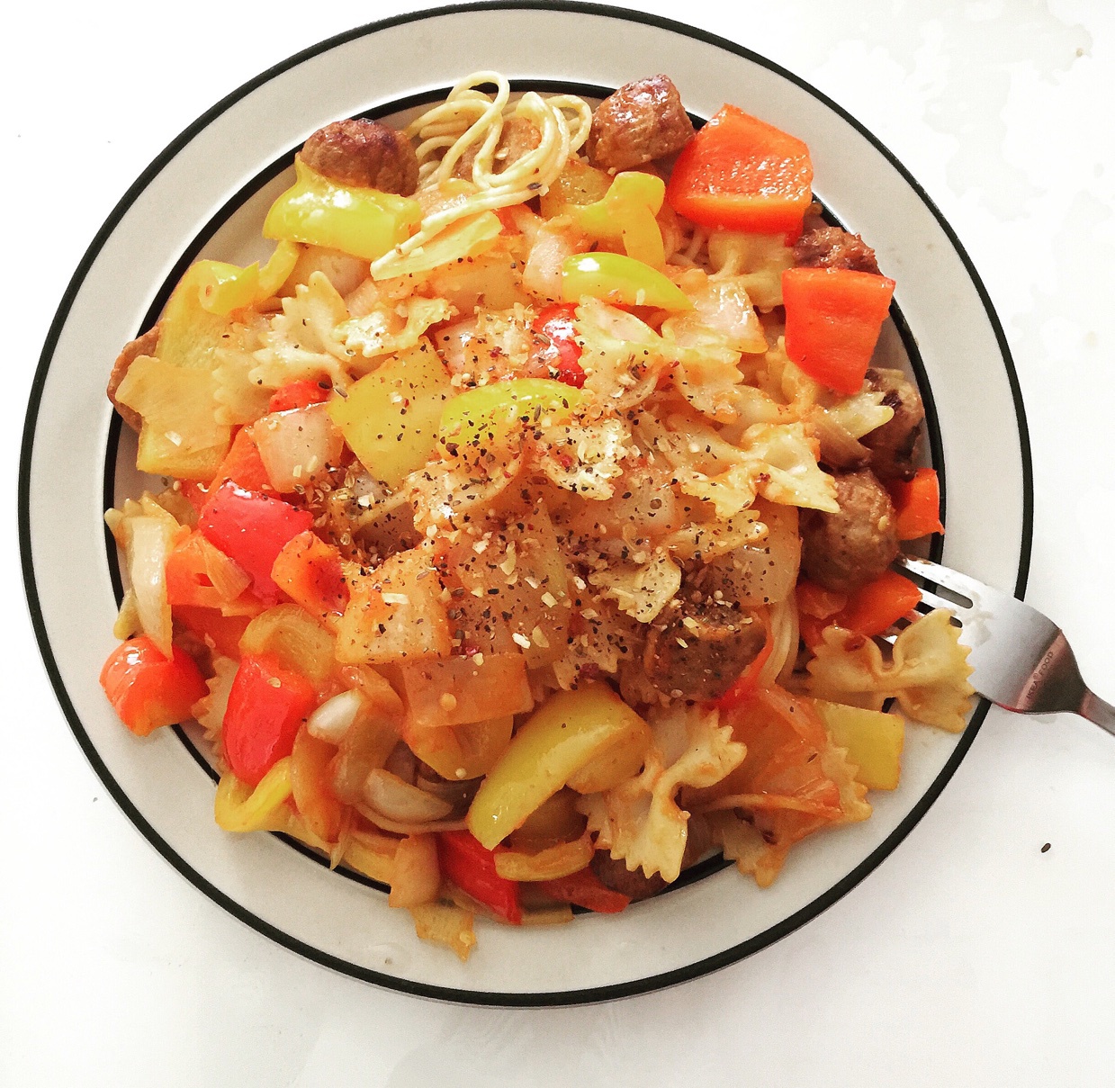 番茄肉酱意大利面