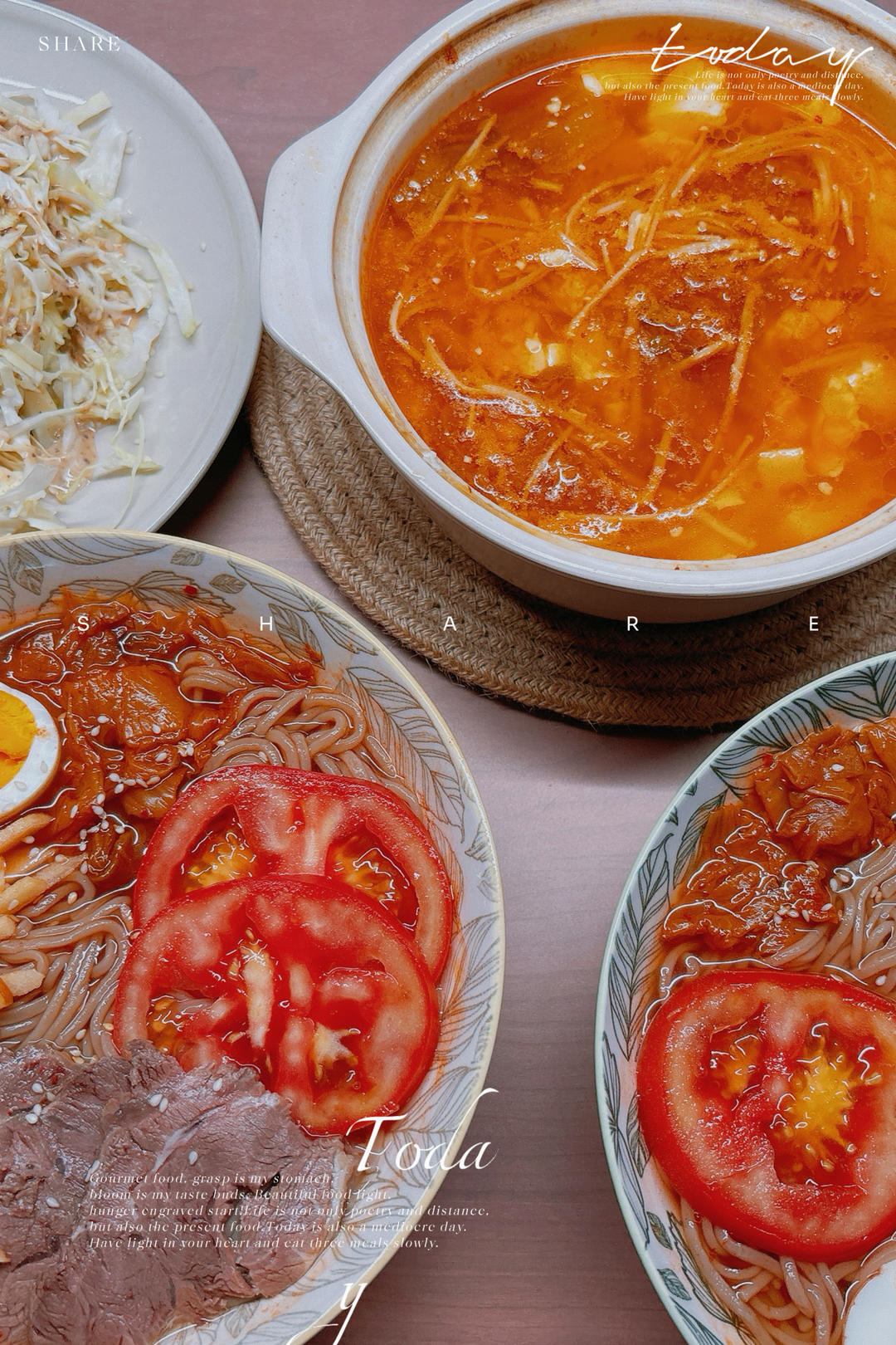 韩剧同款美食‼️低卡解腻～韩式荞麦冷面