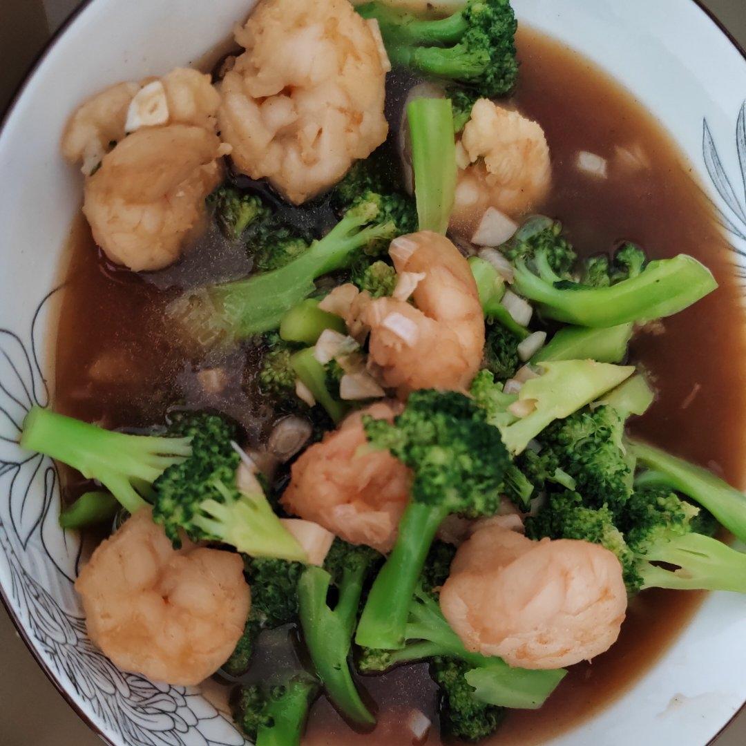 西兰花炒虾仁🍤