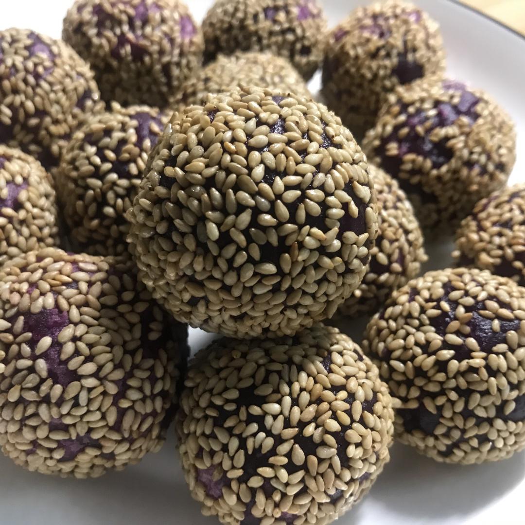 紫薯麻圆