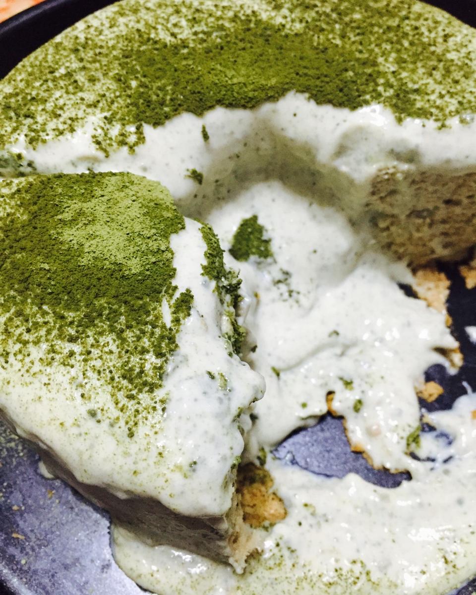 抹茶雪崩爆浆蛋糕