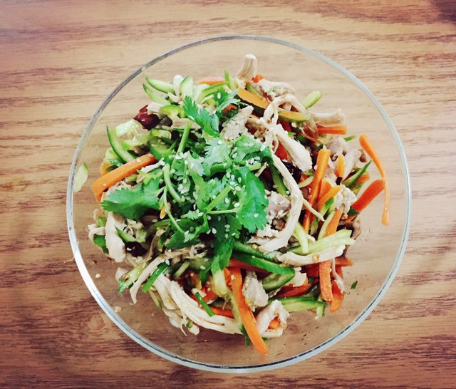 减脂健身｜凉拌手撕鸡丝（香辣&麻油版）