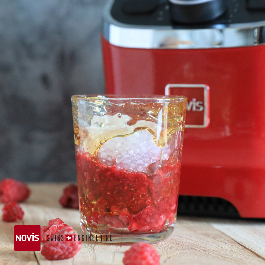 下午茶之树莓西米饮（NOVIS料理机制作）的做法 步骤5