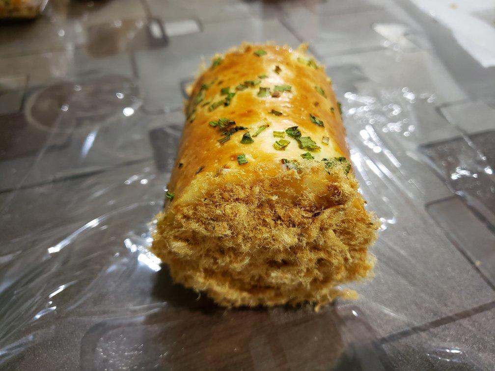 香葱肉松卷 面包肉松卷—水解法