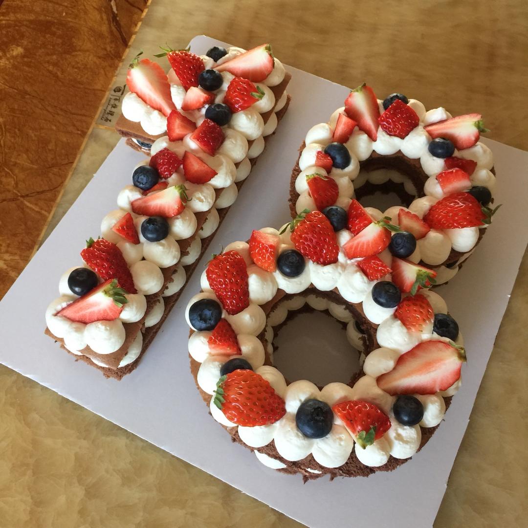 april_音做的数字蛋糕