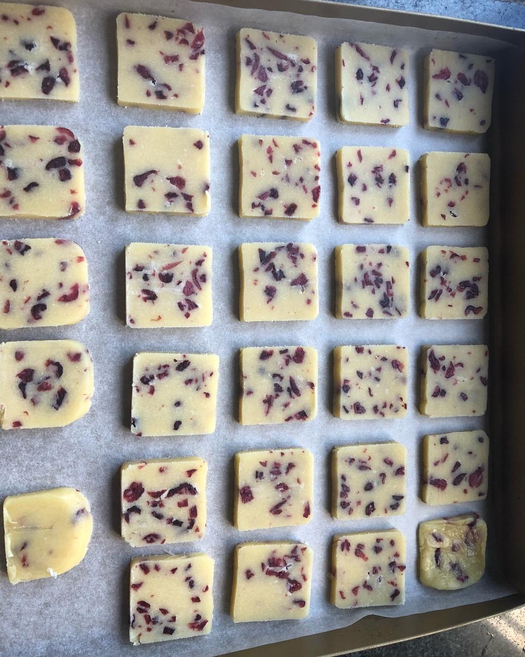抹茶蔓越莓饼干