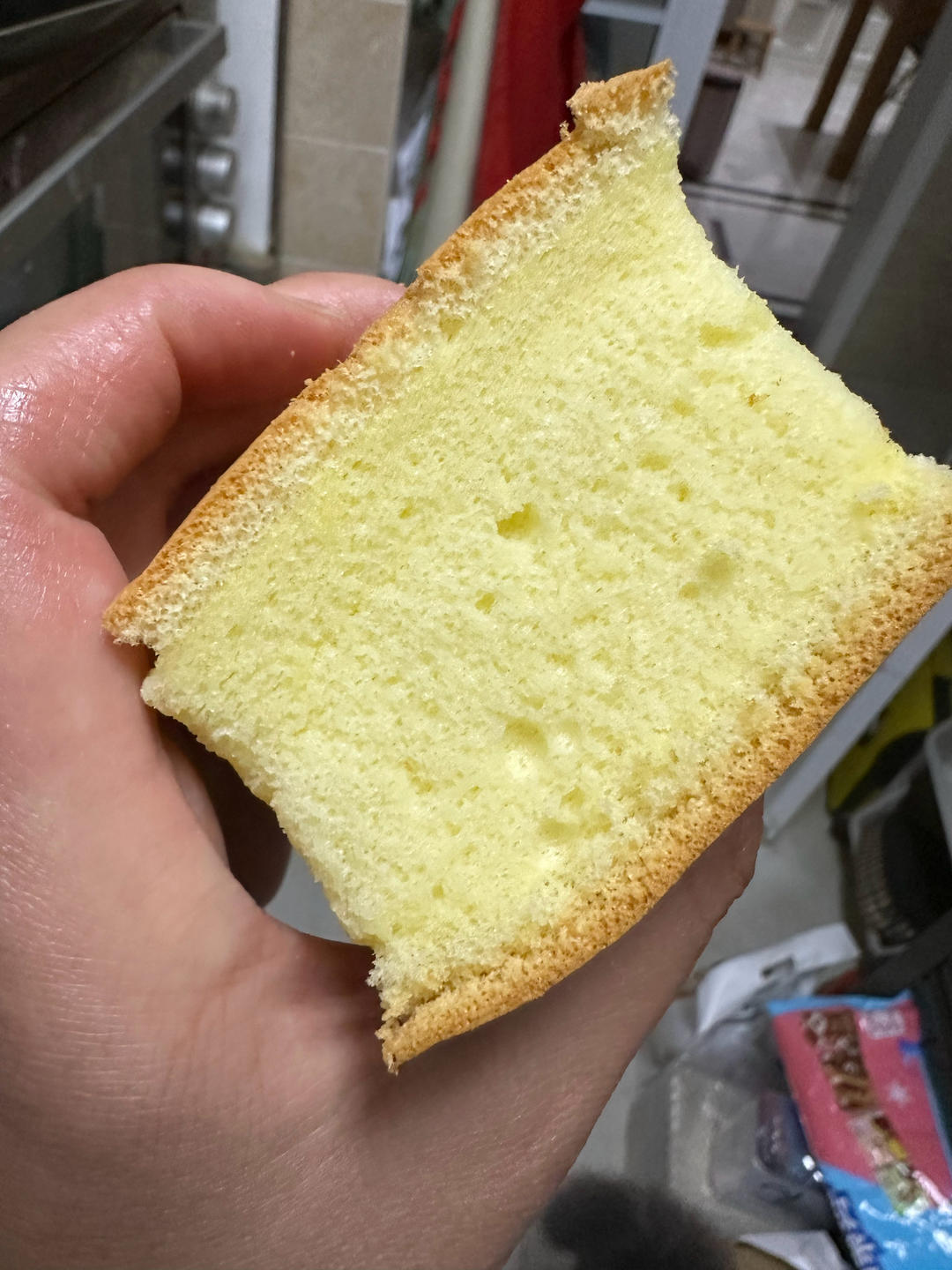 咸蛋黄芝士流心古早蛋糕