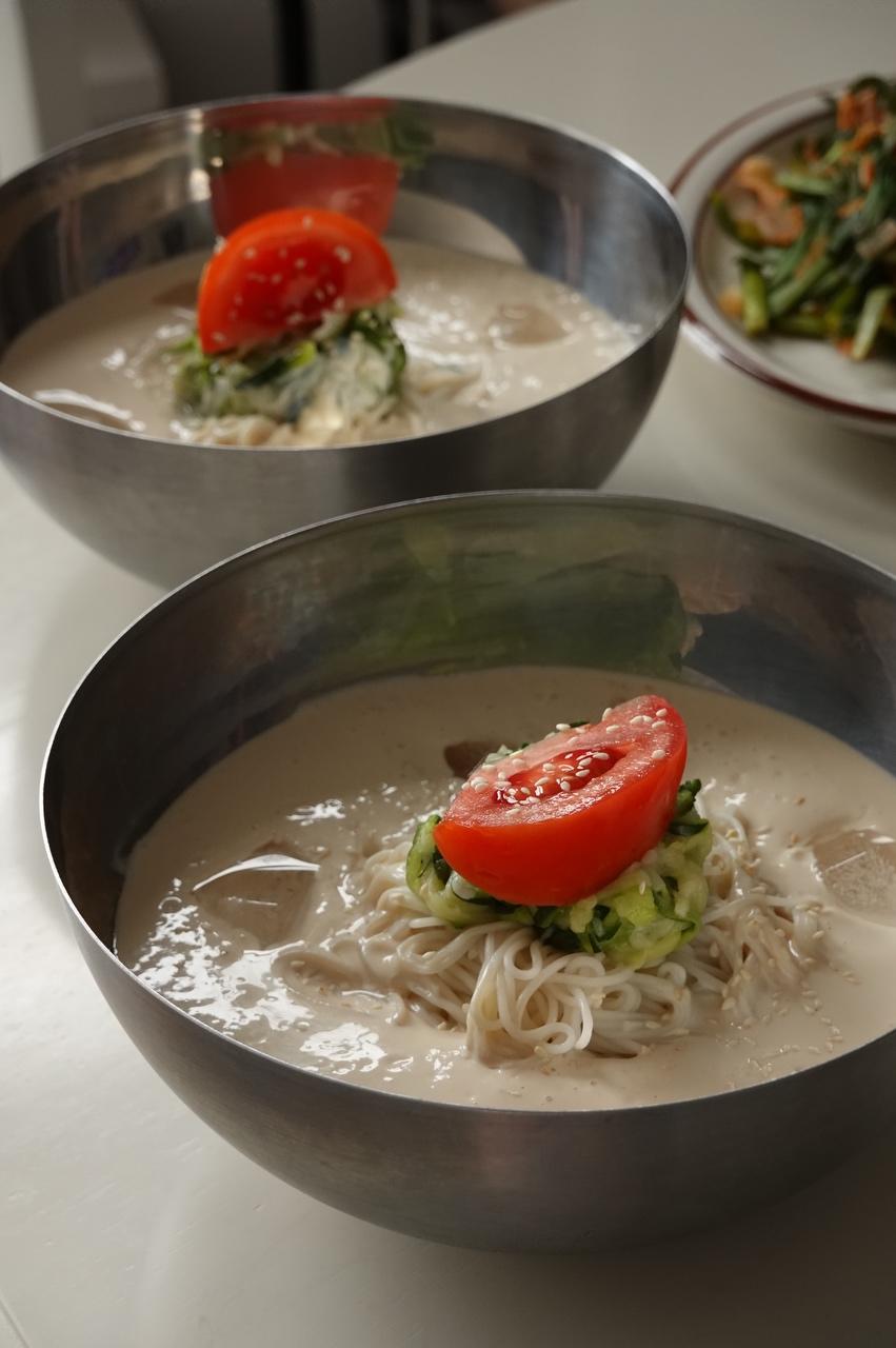 香醇韩式豆浆面🥛두부로 콩국수