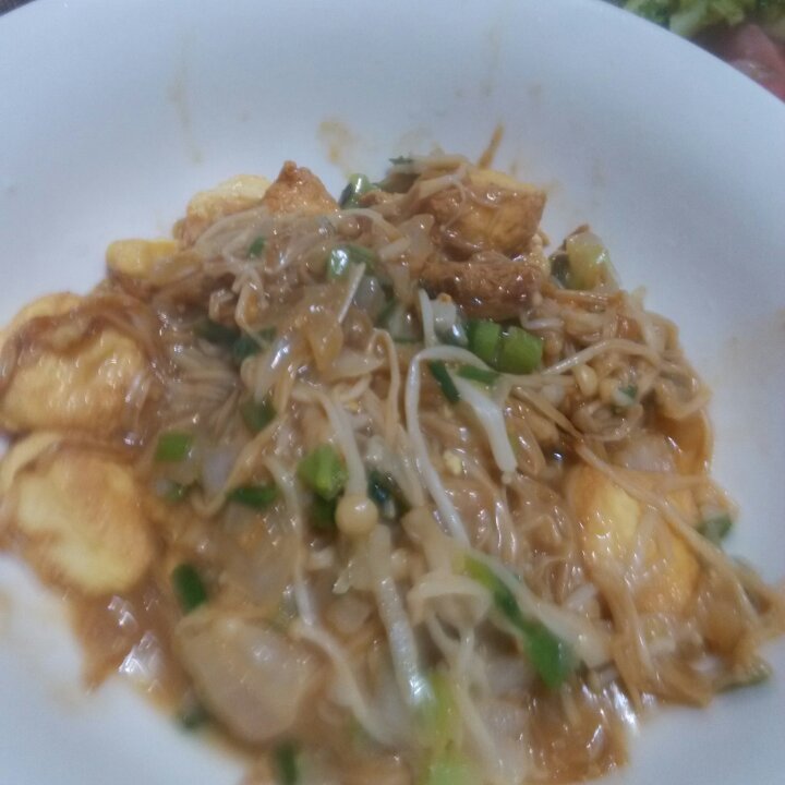 超级下饭菜--金针菇日本豆腐