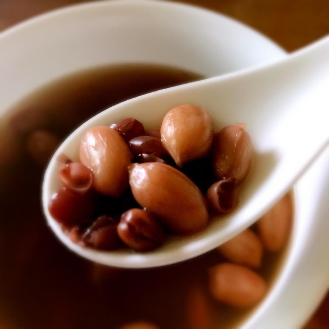 花生红豆糖水