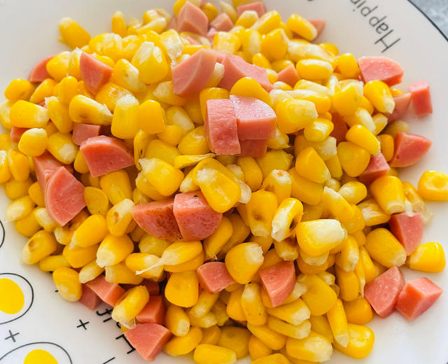 玉米🌽炒火腿肠