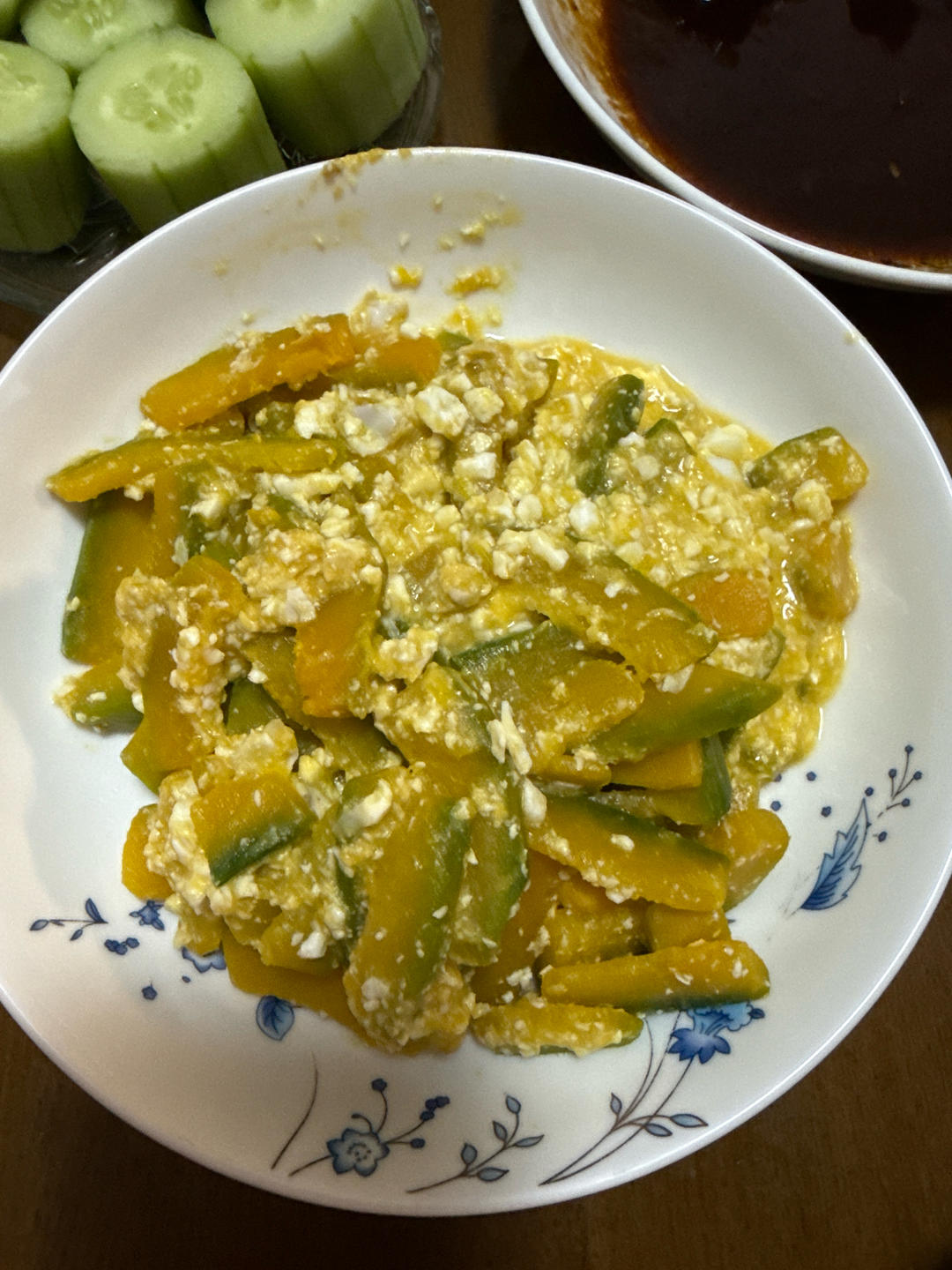 咸鸭蛋炒南瓜